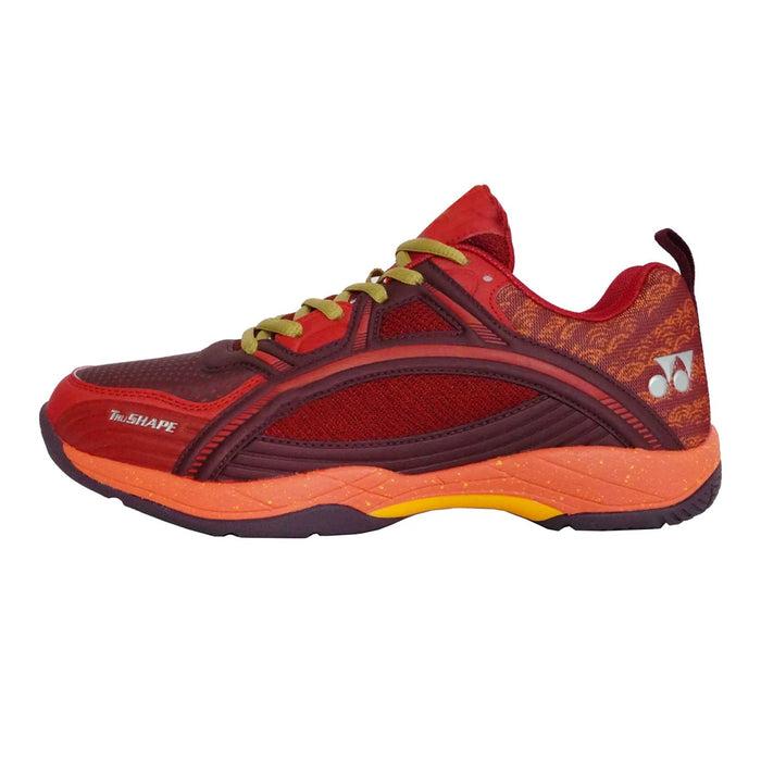 YONEX Tokyo Ultima Badminton Shoes for Men (Fig/Greanadine/Honey Gold) 1