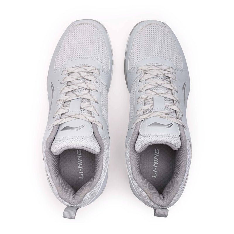 Li-Ning Ultra Speed Badminton Shoes (White/Grey) 4