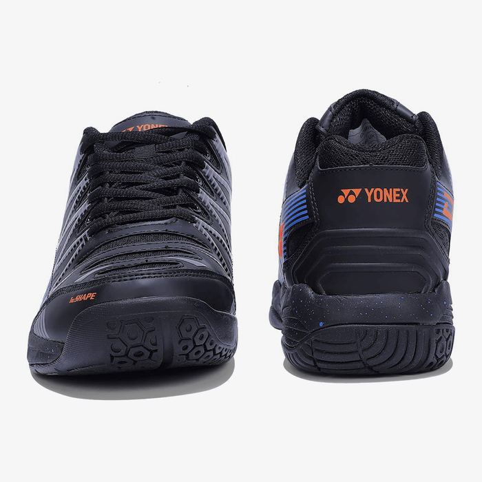 YONEX Dominant Badminton Shoes (Black/ Blue/ Orange) 7