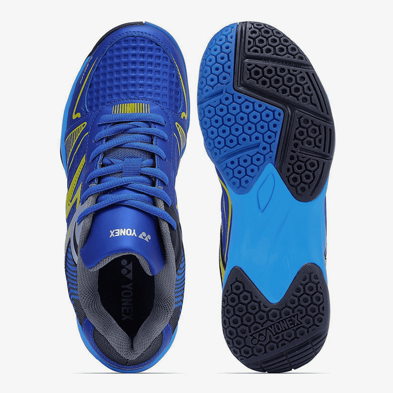 YONEX Tokyo 3 Men's Badminton Shoes (Bright Blue/Yellow) 3
