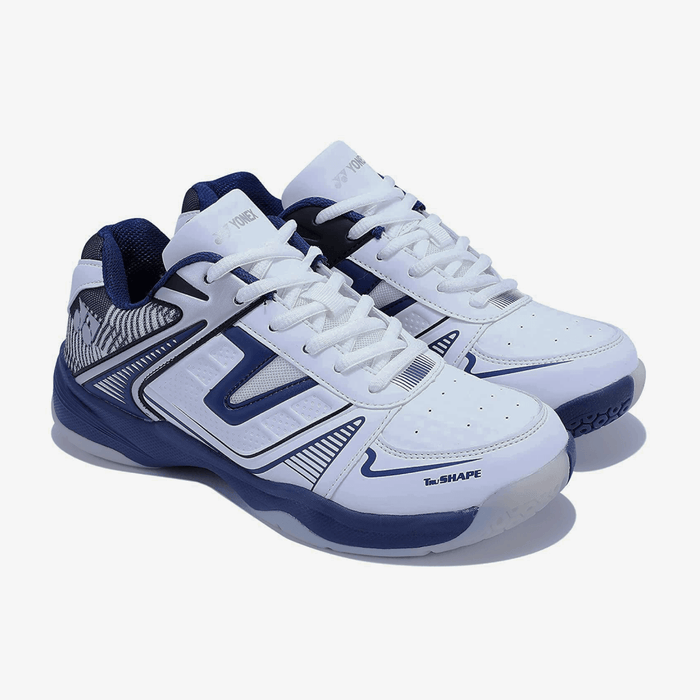 YONEX Tokyo 3 Badminton Shoes for Men (White/Navy Blue) 3