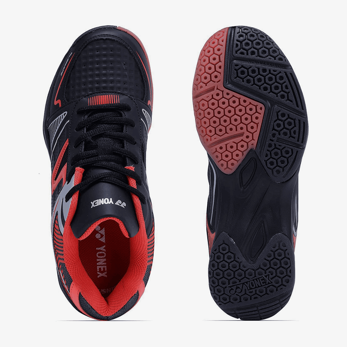 YONEX Tokyo 3 Badminton Shoes for Men (Black/Red) 3
