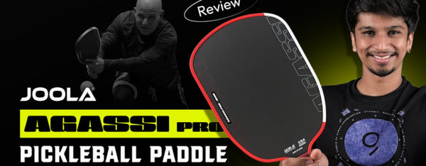 Joola Agassi Pro 16 mm Pickleball Paddle Review: Power, Control, and a Unique Design
