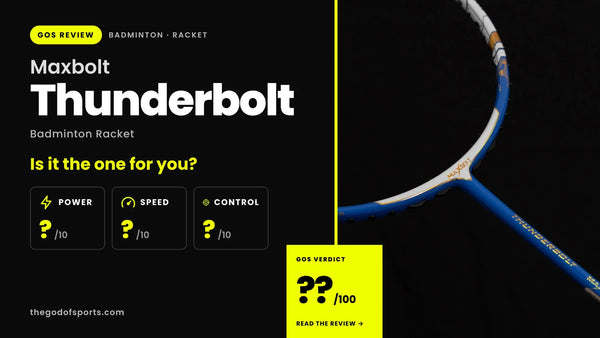 Maxbolt Thunderbolt Badminton Racket Review — Smash-First Badminton at an Entry Price