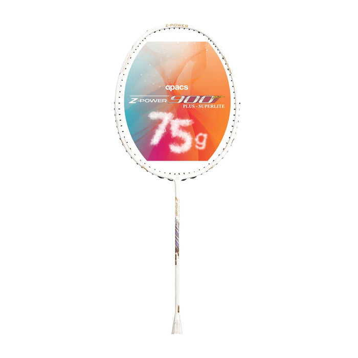 Apacs Z Power 900 RP+ Super Lite Badminton Racket  (White) 1