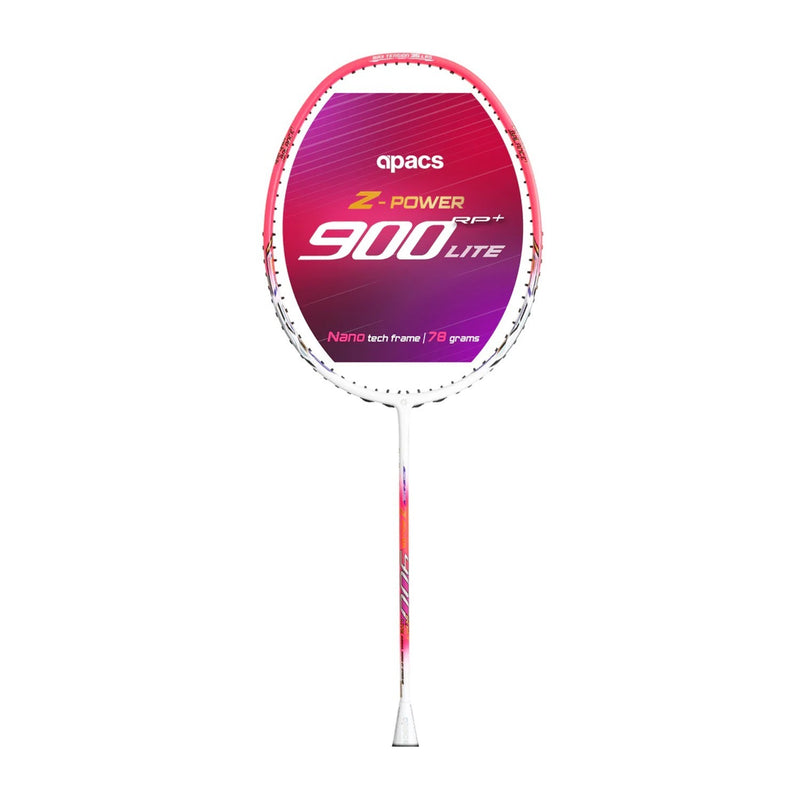 Apacs Z Power 900 RP+ Lite Badminton Racket (Pink/White) 1