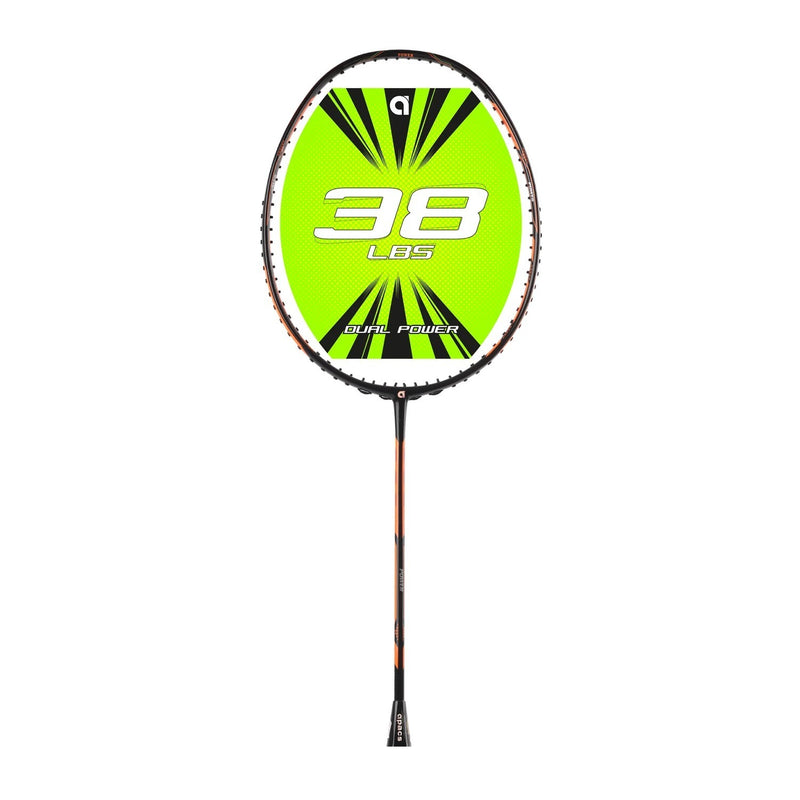 Apacs Dual Power and Speed Badminton Racket (Black/Orange) 1