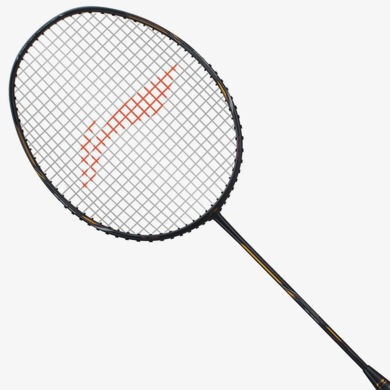 Li-Ning Air-Force G2 Badminton Racket (78 grams) (Charcoal/ Gold) 2