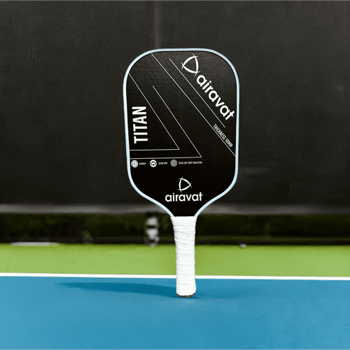 Airavat Titan 3K Carbon Pickleball Paddle (White)
