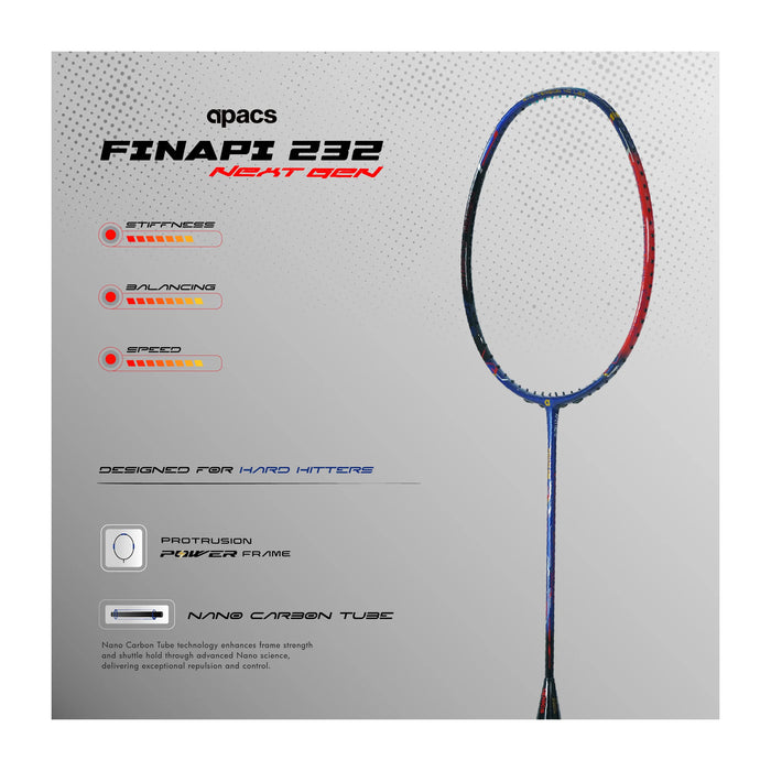 Apacs Finapi 232 Next Gen Badminton Racket (Navy) 2
