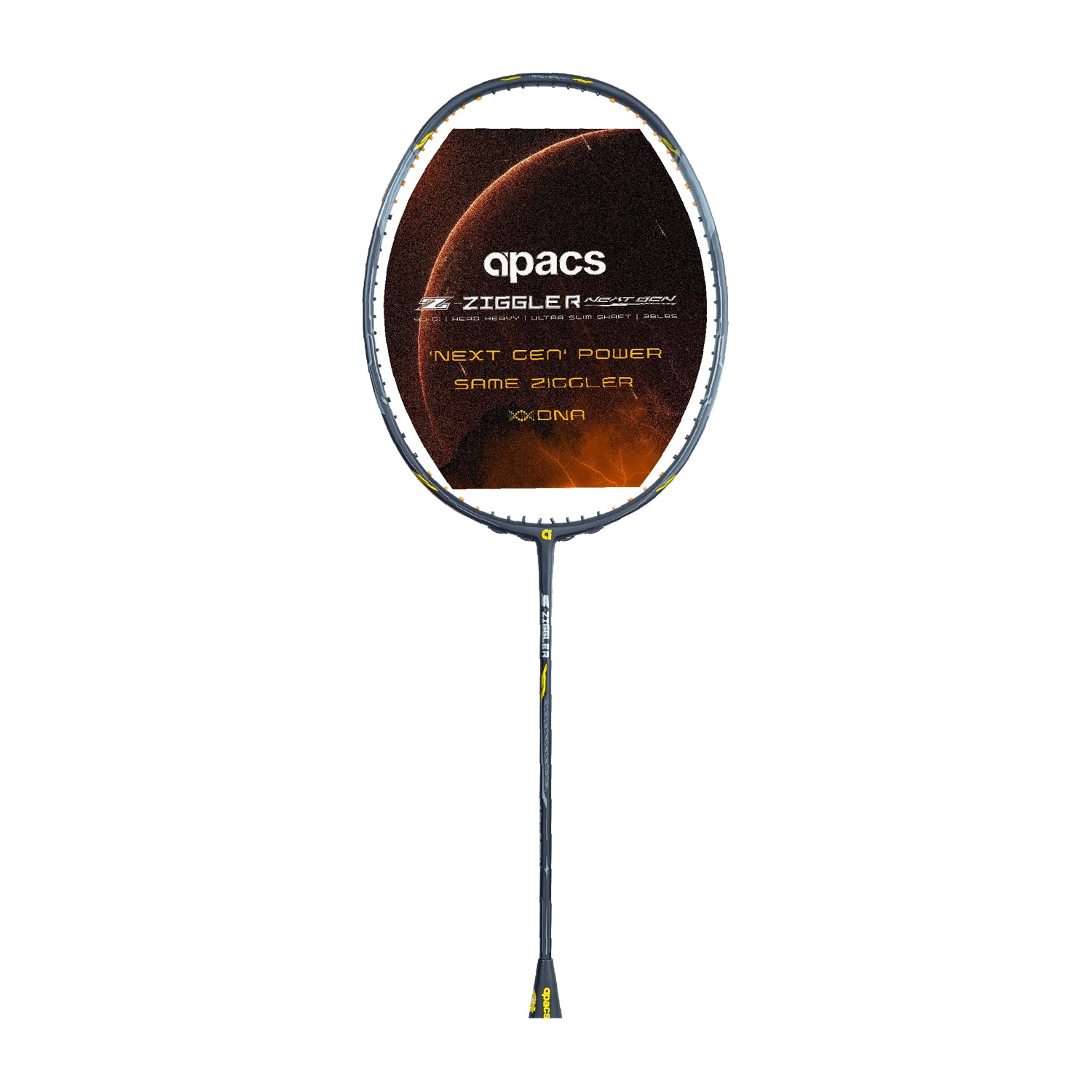 Apacs Z Ziggler Next Gen Badminton Racket (Black) – God of Sports