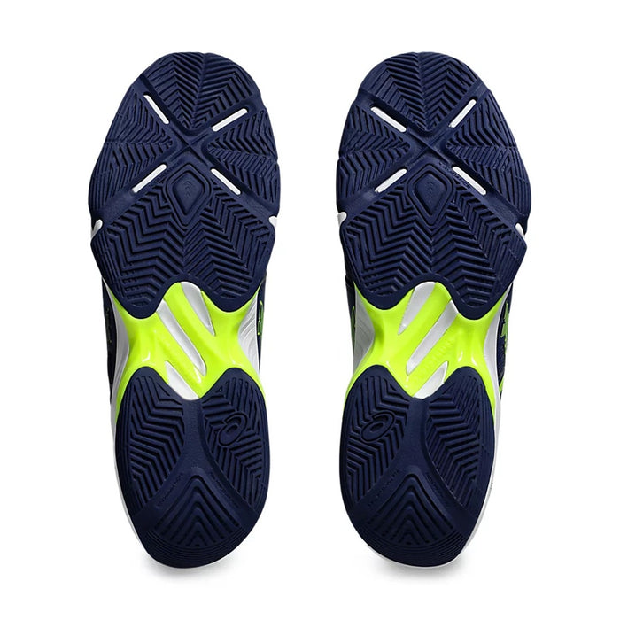 Asics Blade FF Badminton Shoes (Blue Expanse/Safety Yellow) 7
