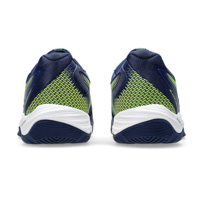 Asics Blade FF Badminton Shoes (Blue Expanse/Safety Yellow) 5