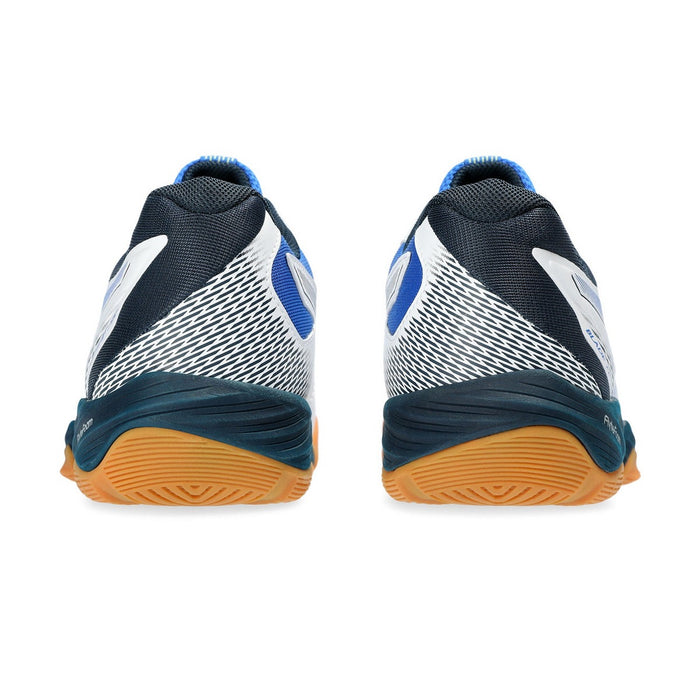 Asics Blade FF Badminton Shoes (White/Illusion Blue) 5