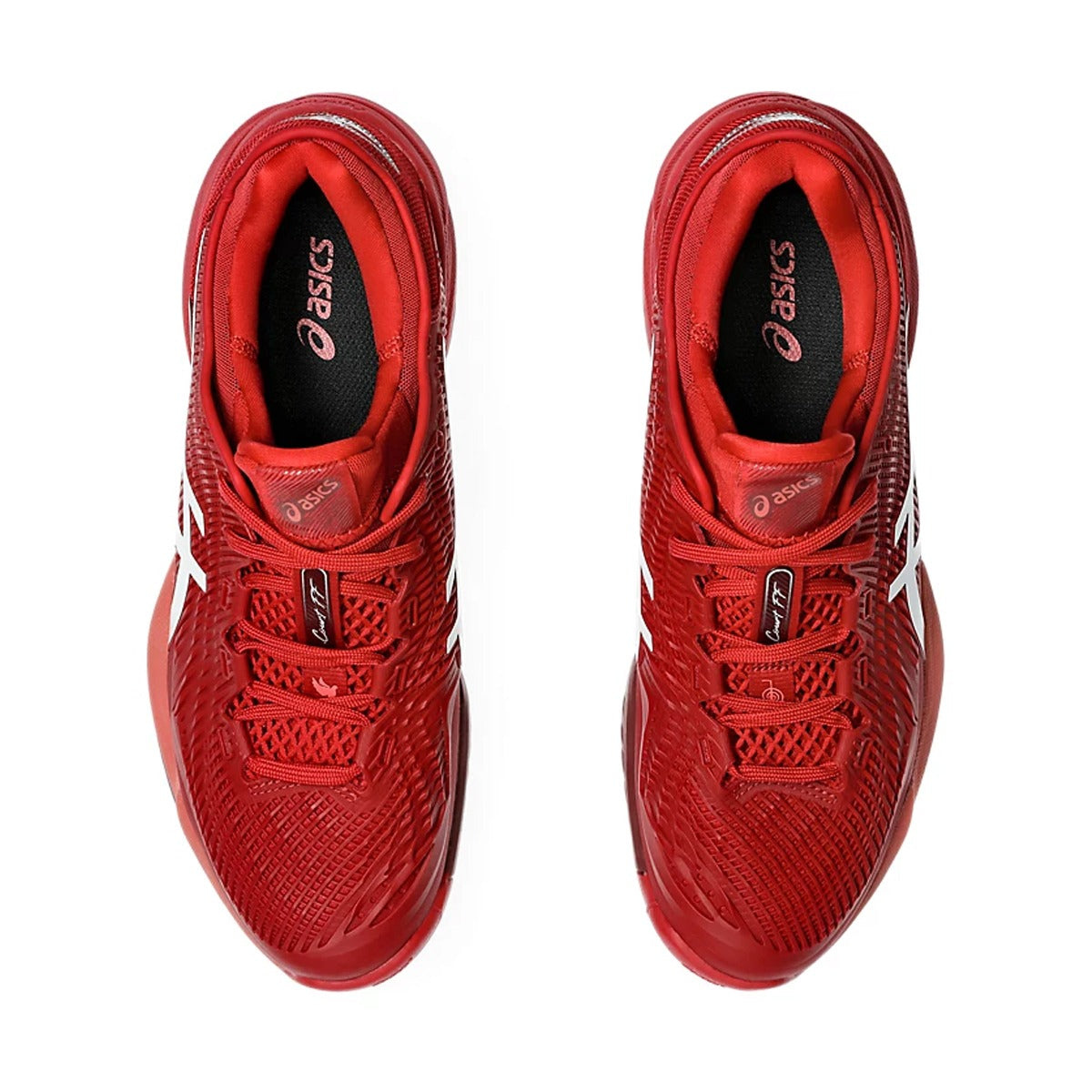 Shop Asics Court FF3 Novak Tennis Shoes (Cranberry/White) – God of