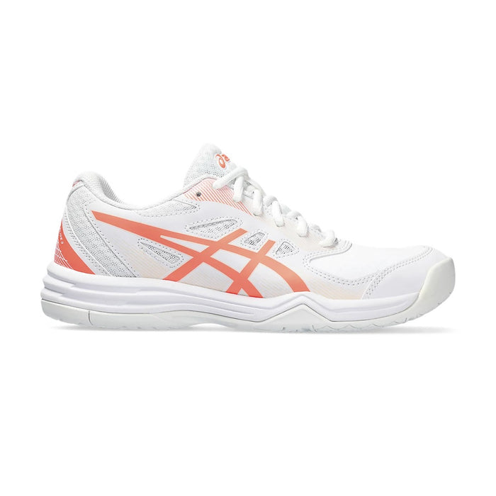 Asics Court Slide 3 Tennis Shoes (White/Sun Coral) 1