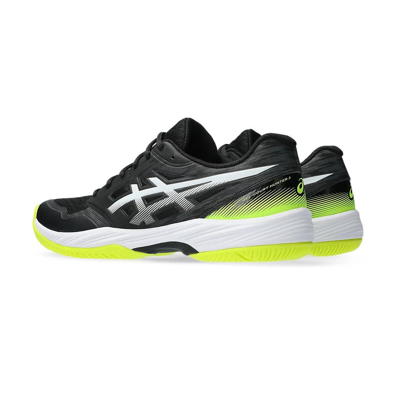 Asics Gel Court Hunter 3 Badminton Shoes (Black/White) 4