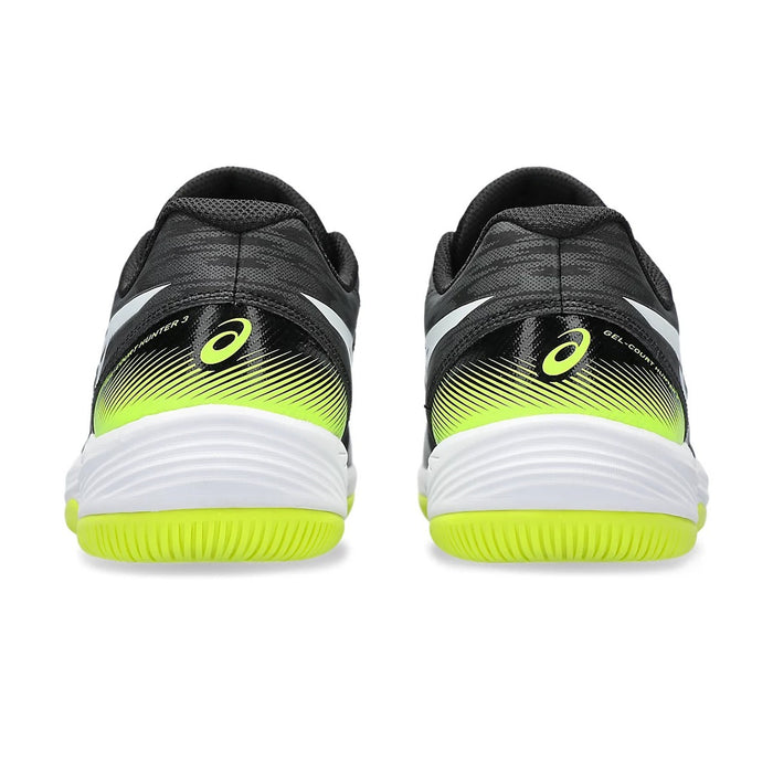 Asics Gel Court Hunter 3 Badminton Shoes (Black/White) 5