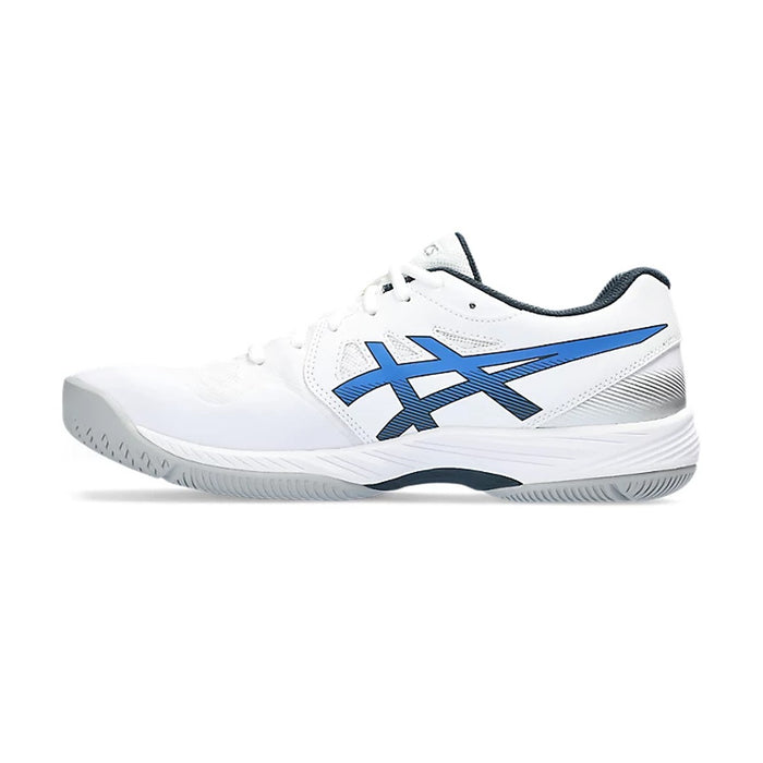 Asics Gel Court Hunter 3 Badminton Shoes (White/Blue) 2