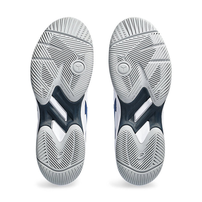 Asics Gel Court Hunter 3 Badminton Shoes (White/Blue) 7
