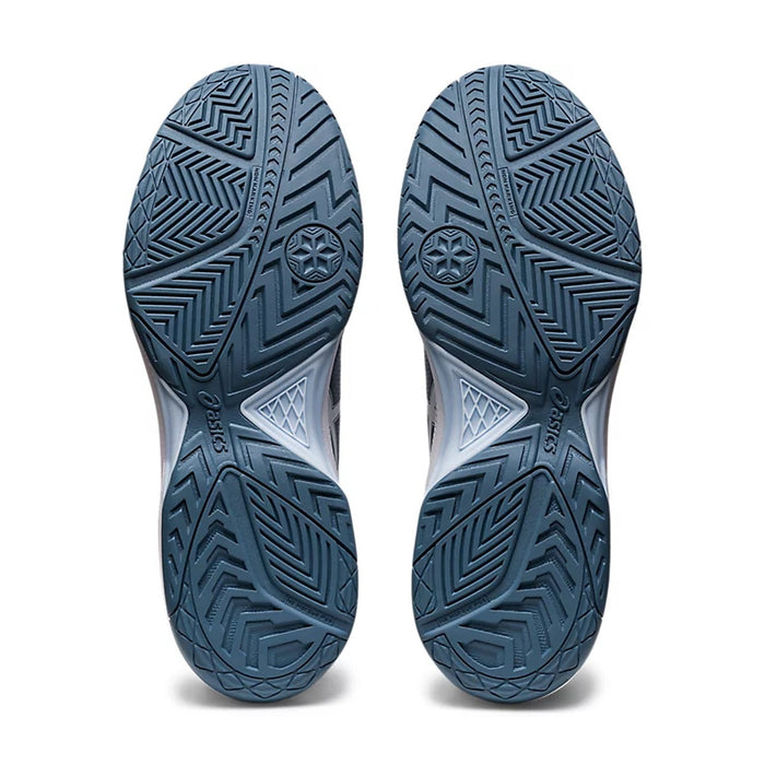 Asics Gel Dedicate 7 Tennis Shoes (Steel Blue/White) 7