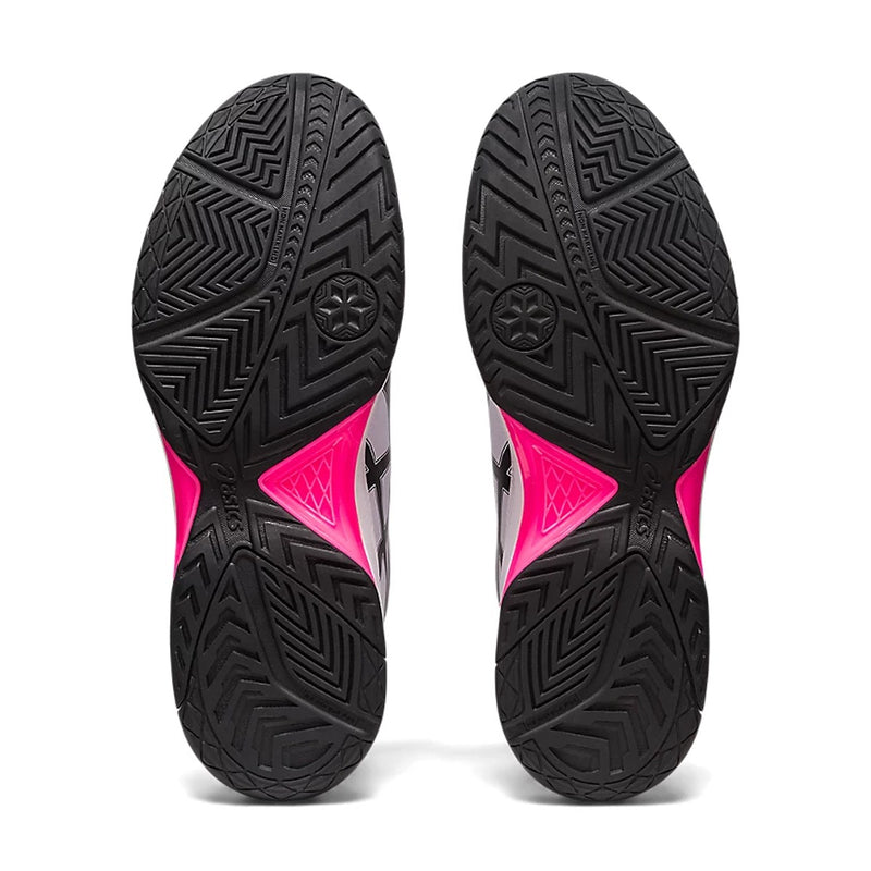 Asics Gel Dedicate 7 Tennis Shoes (White/Hot Pink) 7