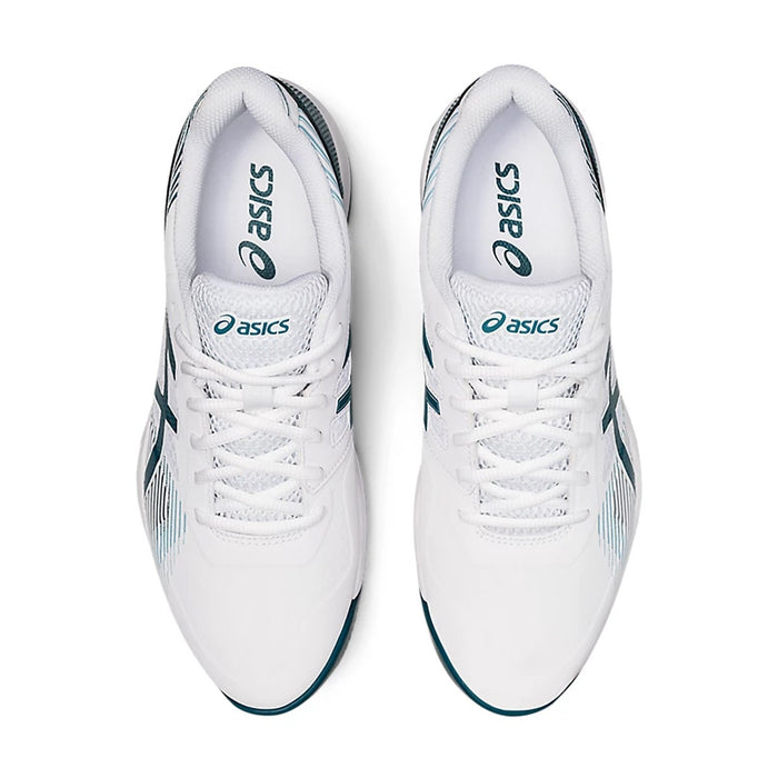 Asics Gel Game 8 Tennis Shoes (White/Velvet Pine) 6