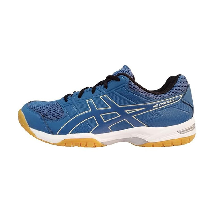 Asics Gel CourtMov+ Badminton Shoes (Azure/Butter) 2