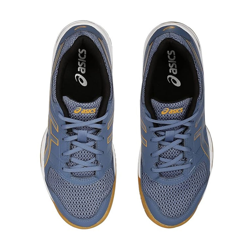 Asics Gel CourtMov+ Badminton Shoes (Storm Blue/Sunflower) 4