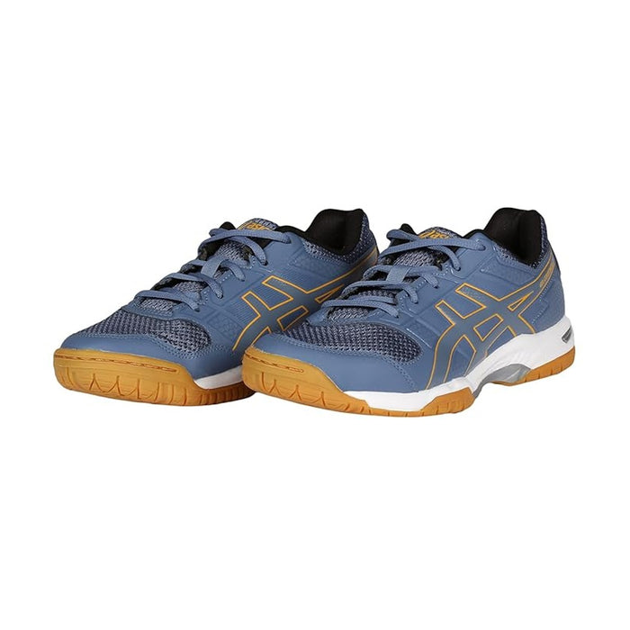 Asics Gel CourtMov+ Badminton Shoes (Storm Blue/Sunflower) 2
