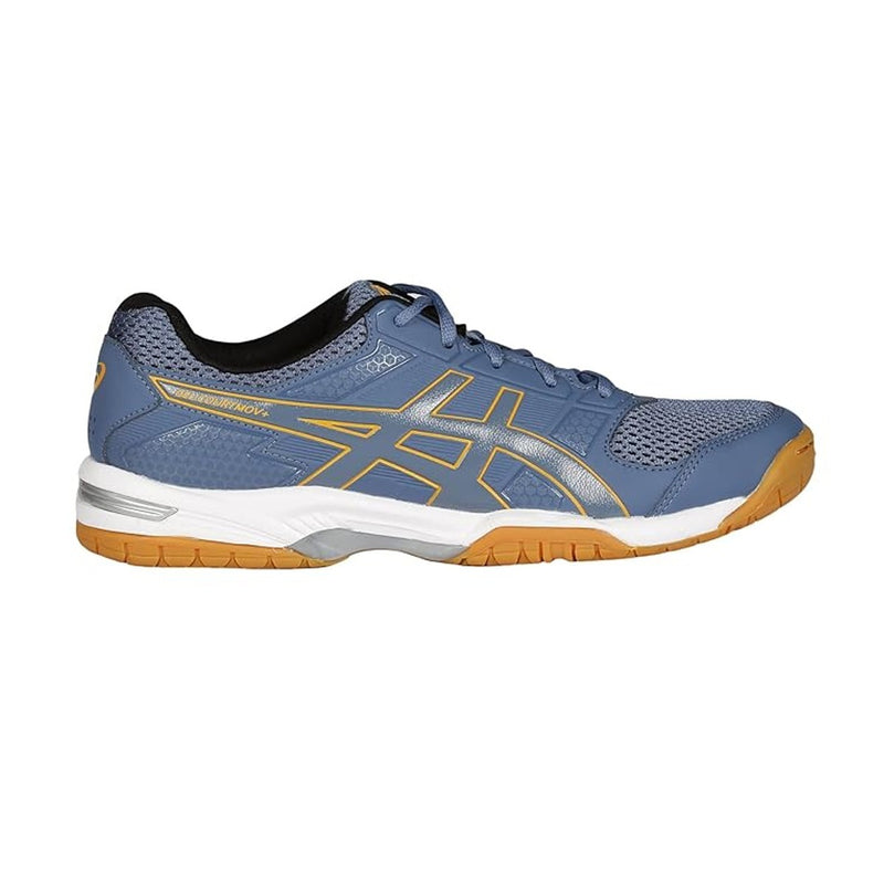Asics Gel CourtMov+ Badminton Shoes (Storm Blue/Sunflower) 1