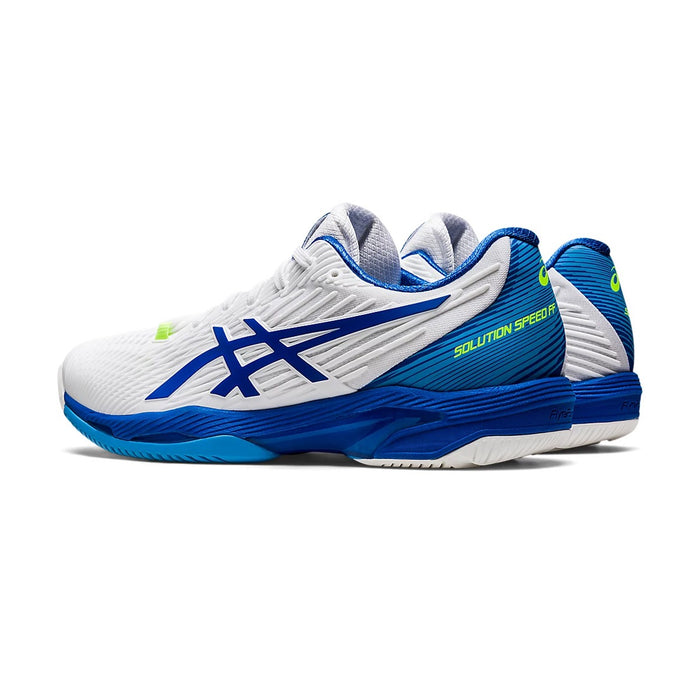 Asics Solution Speed FF 2 Tennis Shoes (White/Tuna Blue) 4