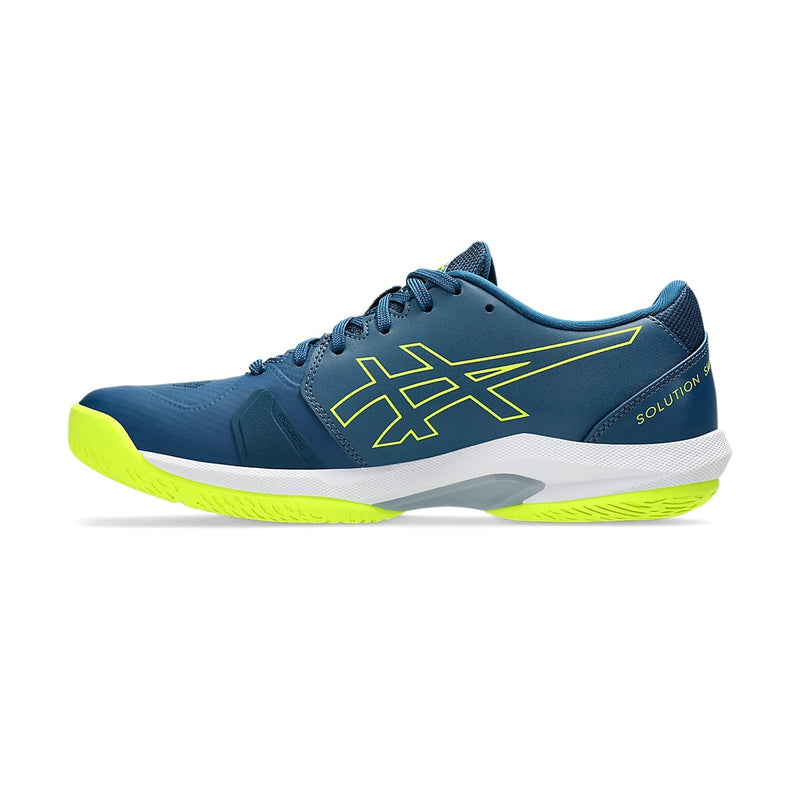 Asics Solution Swift FF 2 Tennis Shoes (Mako Blue/Safety Yellow) 2