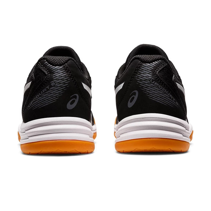 Asics Upcourt 5 Badminton Shoes (Black/White) 5