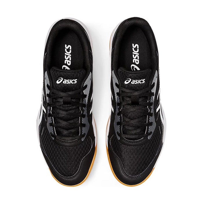 Asics Upcourt 5 Badminton Shoes (Black/White) 6