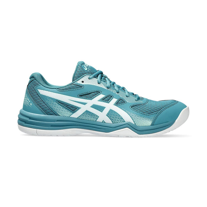 Asics Upcourt 5 Badminton Shoes (Blue Teal/White) 1