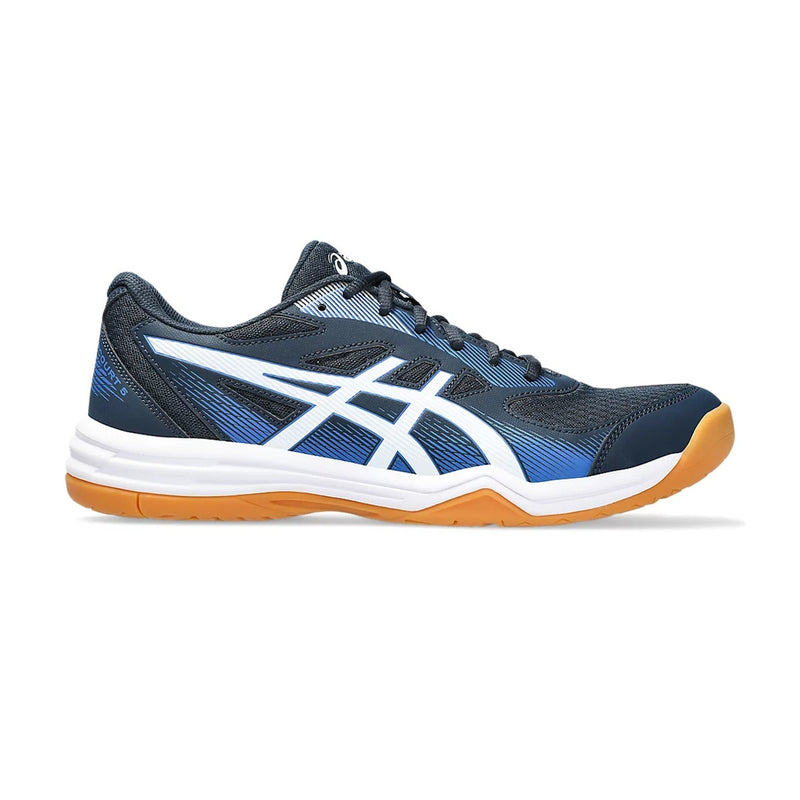 Asics Upcourt 5 Badminton Shoes (French Blue/White) 1