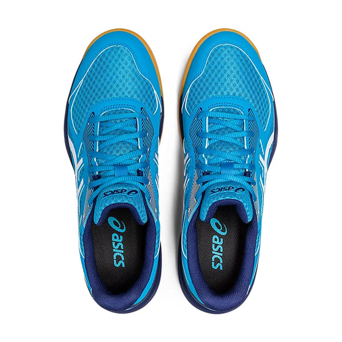 Asics Upcourt 5 Badminton Shoes (Island Blue/White) 6