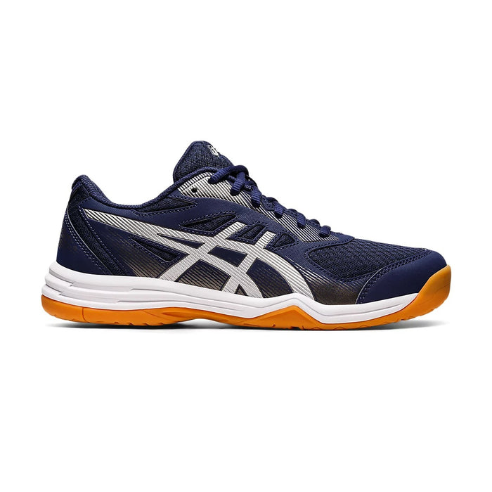 Asics Upcourt 5 Badminton Shoes (Peacoat/Pure Silver) 1