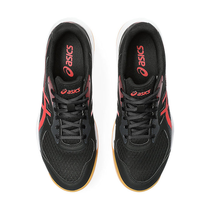 Asics Upcourt 5 Badminton Shoes (Red/Black) 6