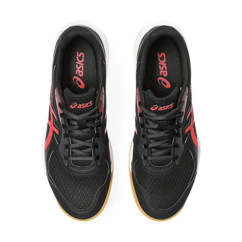 Asics Upcourt 5 Badminton Shoes (Red/Black) 6