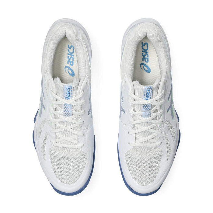 Asics Blade FF Court Shoes (White/Denim Blue) 6