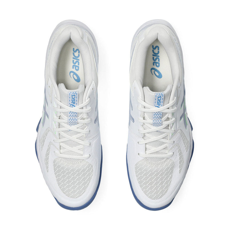 Asics Blade FF Court Shoes (White/Denim Blue) 6