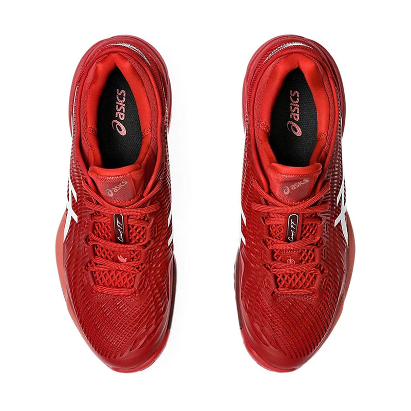 Asics Court FF 3 NOVAK Court Shoes (Cranberry/White) 6