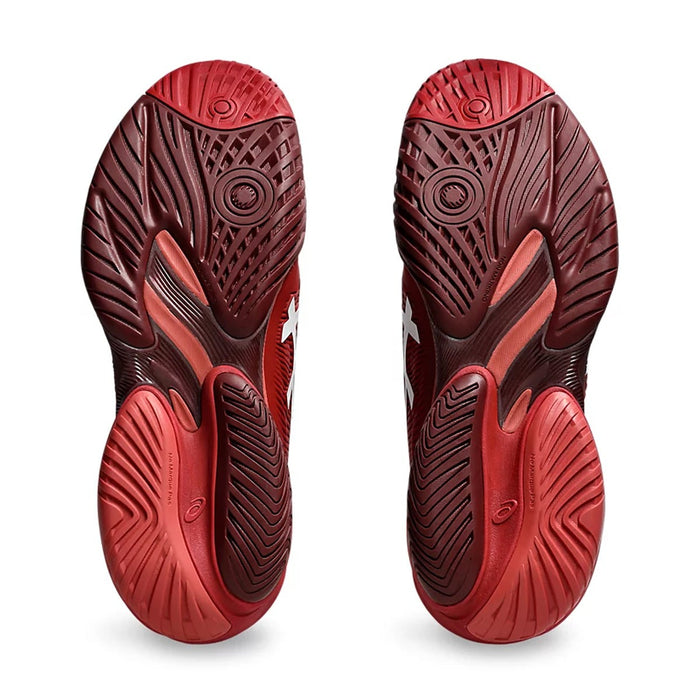 Asics Court FF 3 NOVAK Court Shoes (Cranberry/White) 7