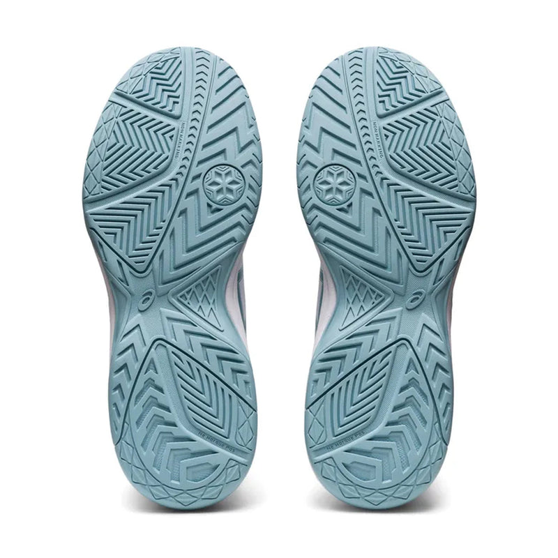 Asics Court Slide 2 Court Shoes (White/Smoke Blue) 7