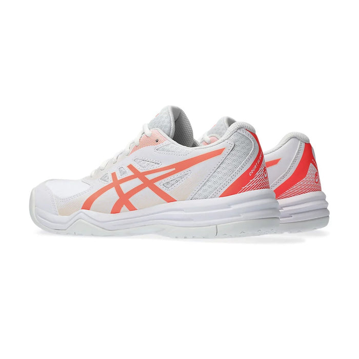 Asics Court Slide 3 Court Shoes (White/Sun Coral) 4