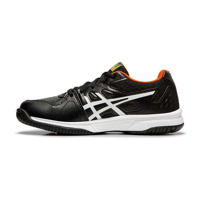 Asics Court Slide 3 GS Court Shoes (Black/White/Yellow) 2