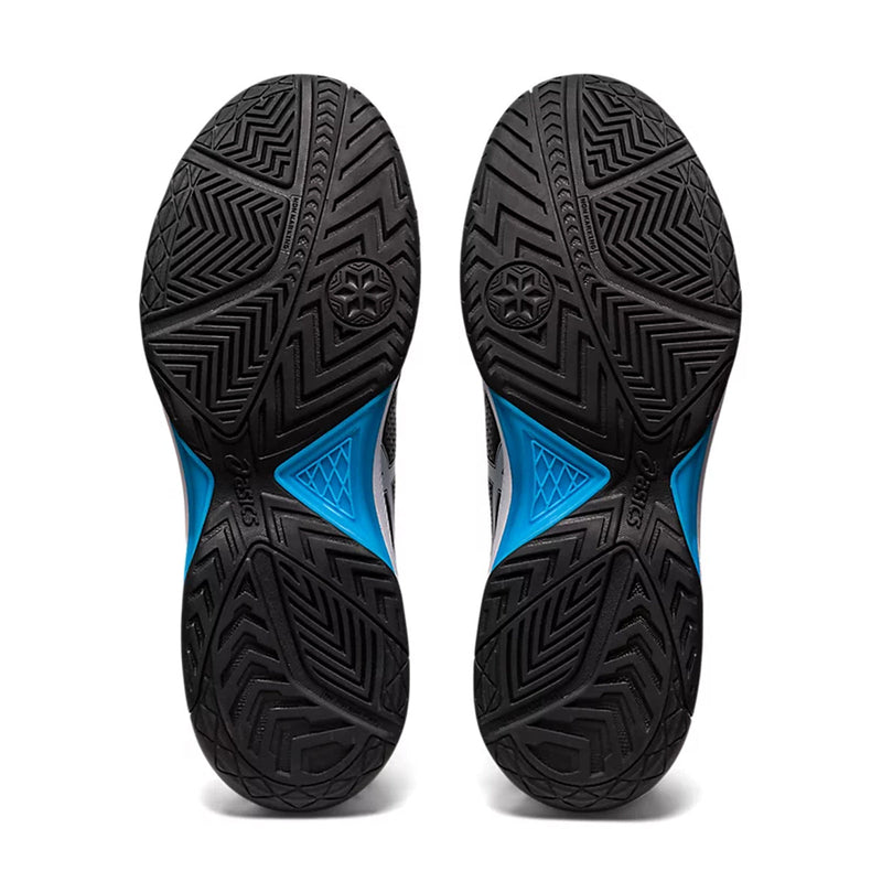 Asics Gel Dedicate 7 Court Shoes (Black/Island Blue) 7