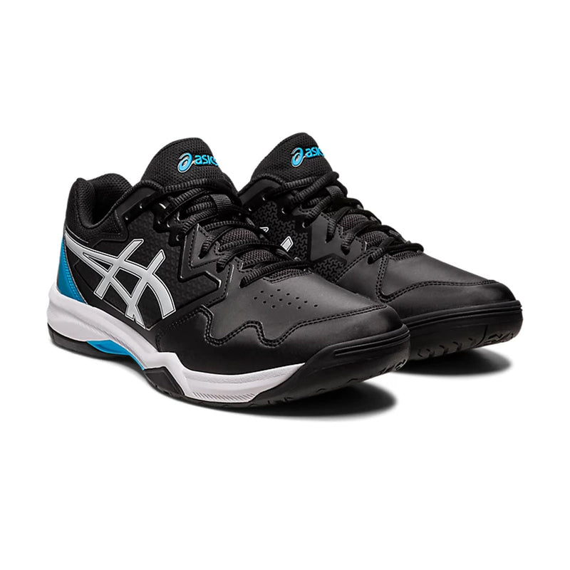 Asics Gel Dedicate 7 Court Shoes (Black/Island Blue) 3
